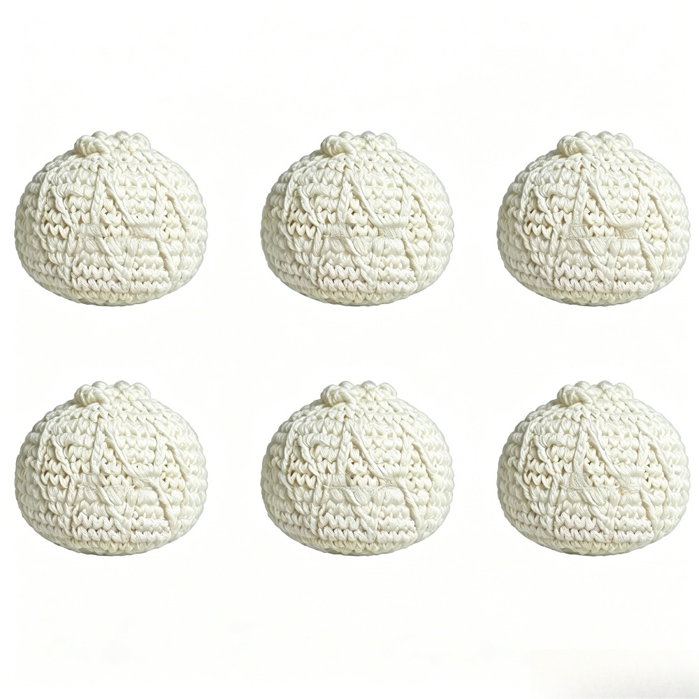 Party Games In Steam - 2pcs Reusable steamed-bun-shaped beanbag—hand-crocheted with a