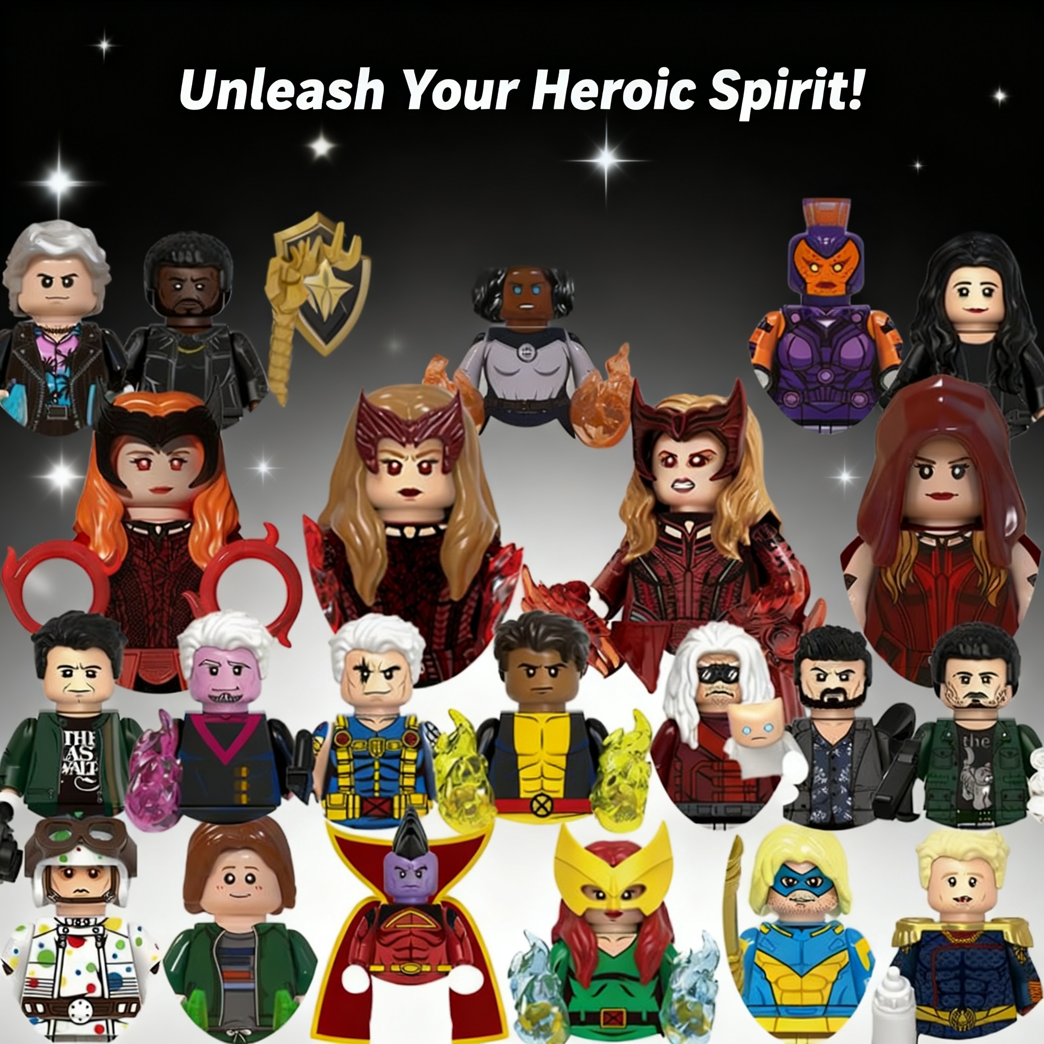 Party Games Crazy - New Wanda Mini Action Figures Homelander