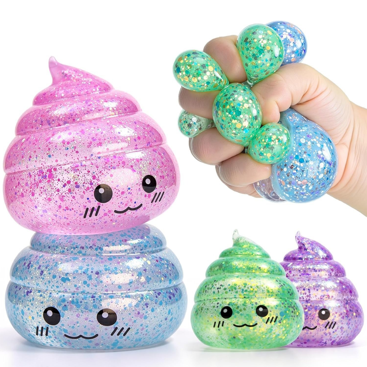 Novelty Squishy Poo Stress Bal - مراجعة Party Games Adults Funny وسعره
