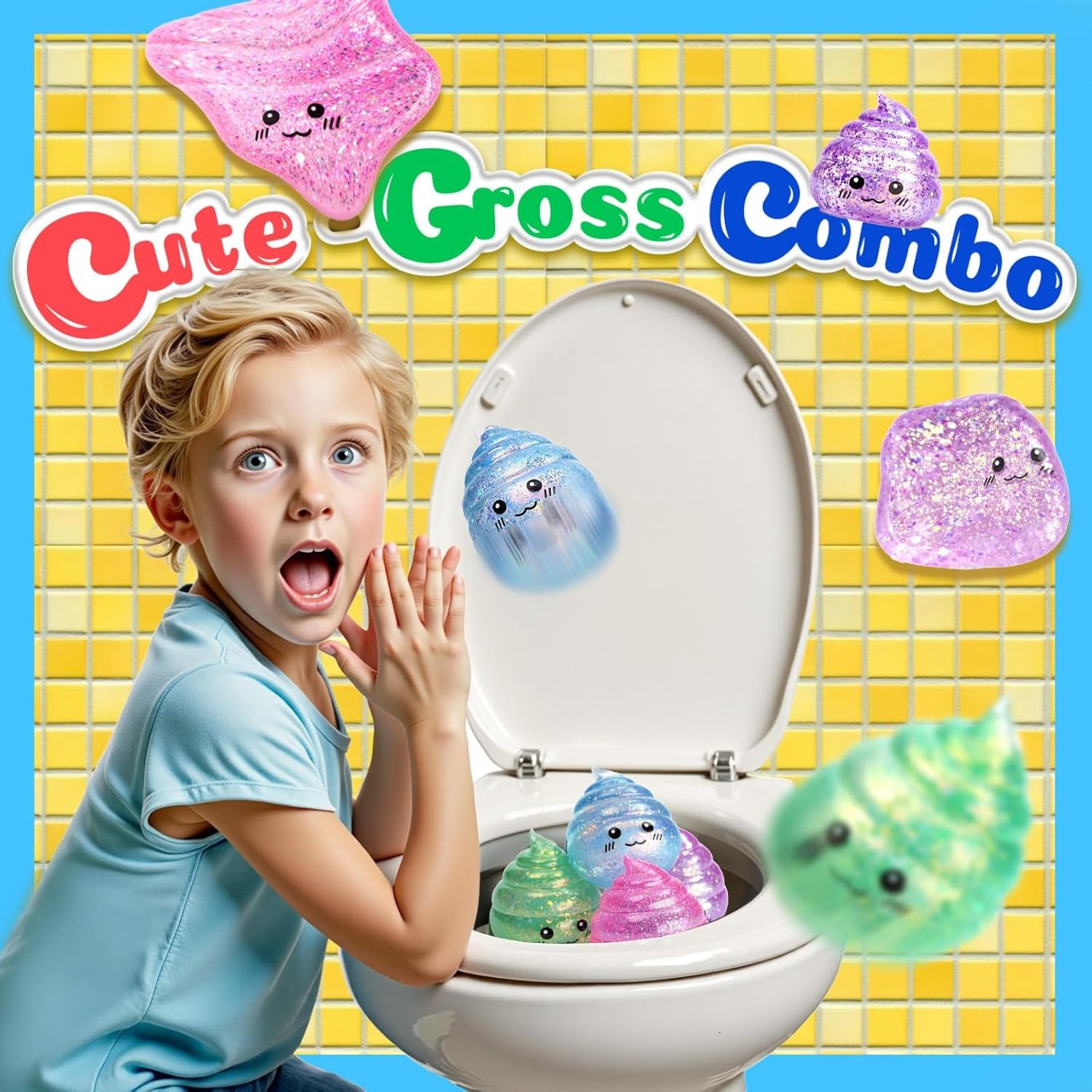 Novelty Squishy Poo Stress Bal - مراجعة Party Games Adults Funny وسعره