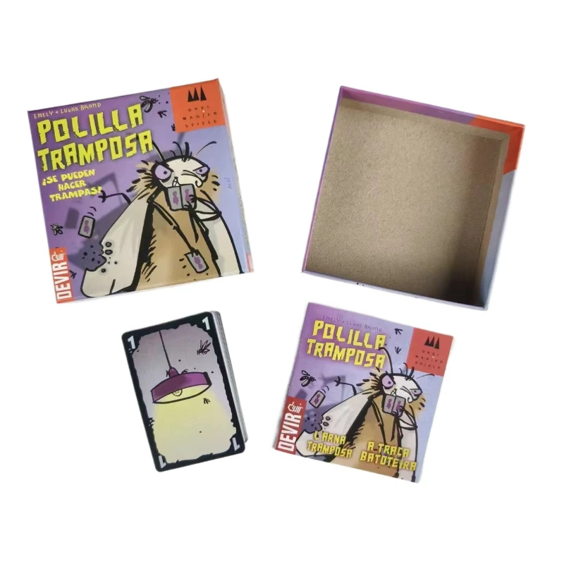 Spanish Polilla Tramposa Card  - مراجعة Party Games In Spanish وسعره