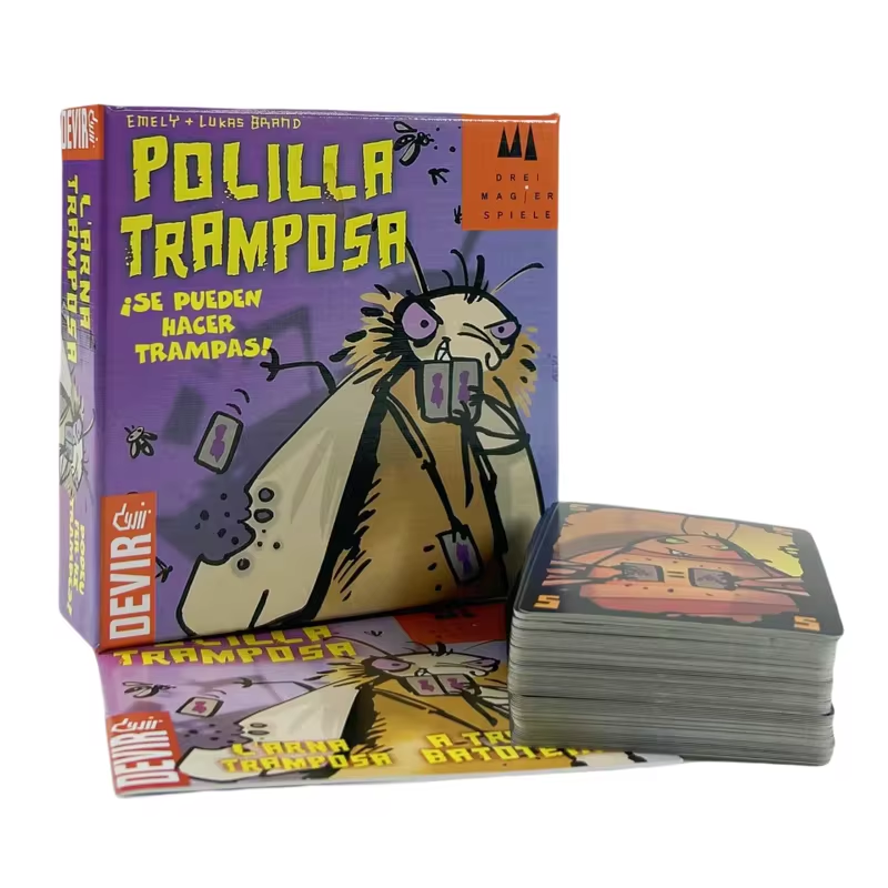 Spanish Polilla Tramposa Card  - مراجعة Party Games In Spanish وسعره