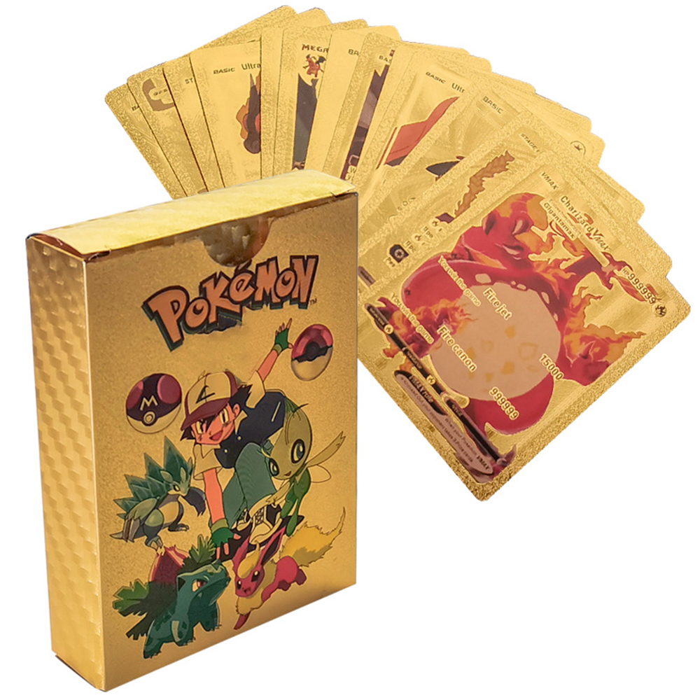 2026New 55PCS Pokemon Cards Vm - مراجعة Party Games In Spanish وسعره