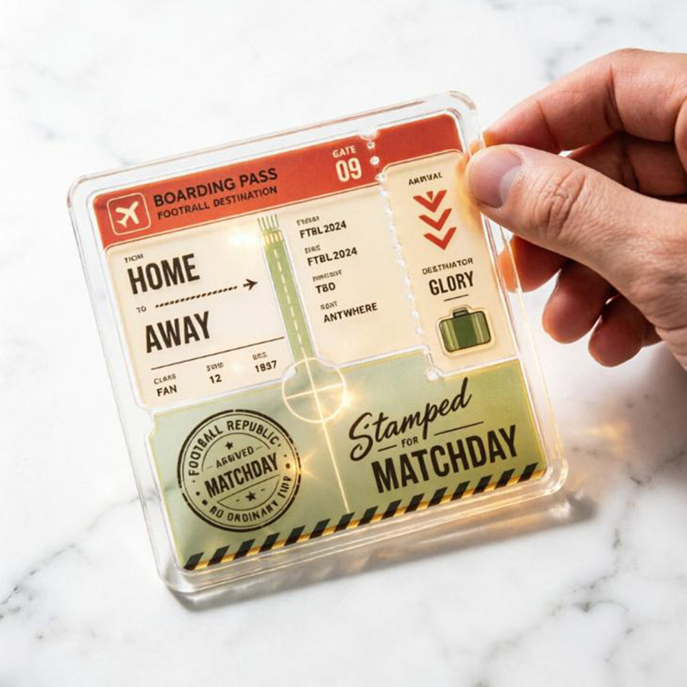 Home Away Boarding Pass Acryli - مراجعة Party Games Game Pass وسعره