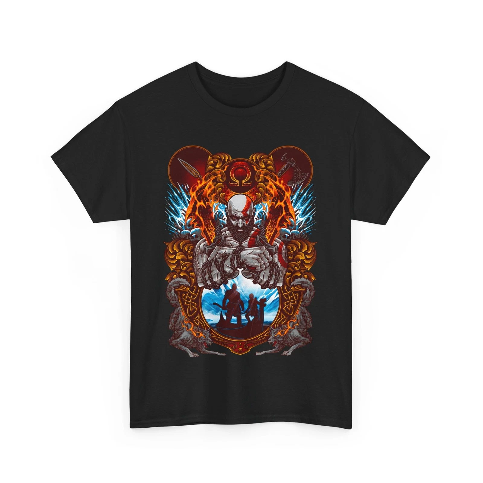 Video game T-shirt, Kratos, Sh - مراجعة Party Games In Ps5 وسعره