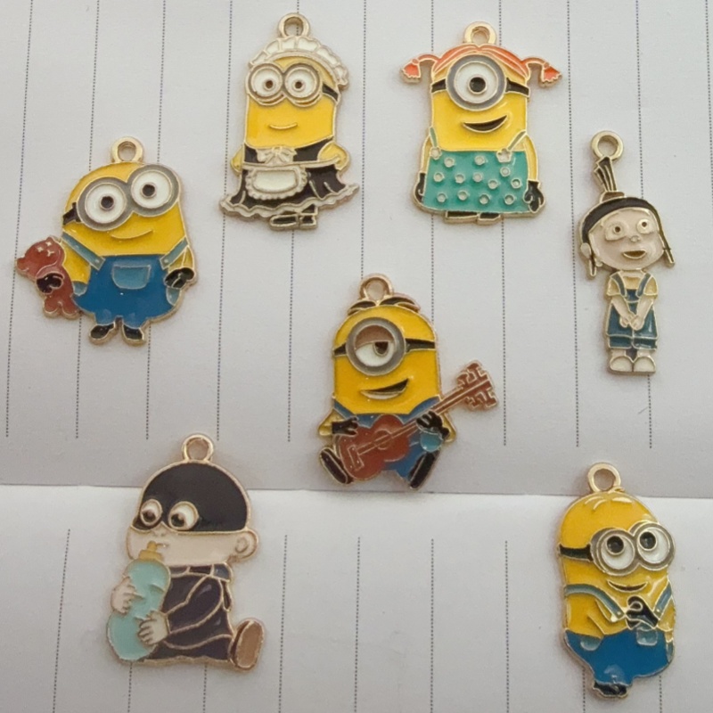 10pcs alloy drip oil cartoon p - مراجعة Party Games Crazy وسعره
