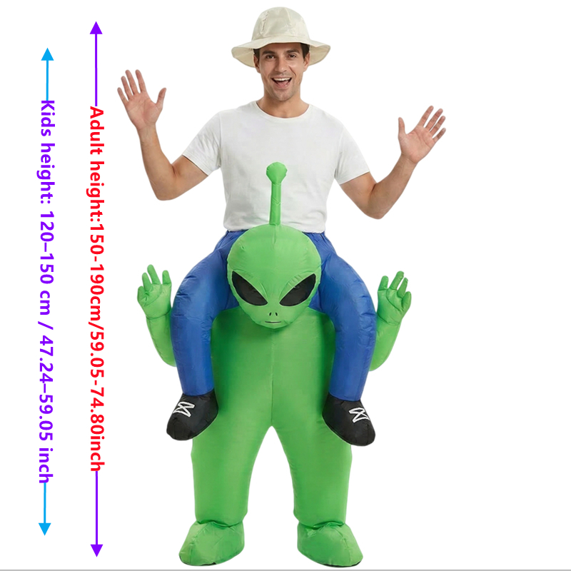 Adults Inflatable Alien Costum - مراجعة Party Games Adults Funny وسعره