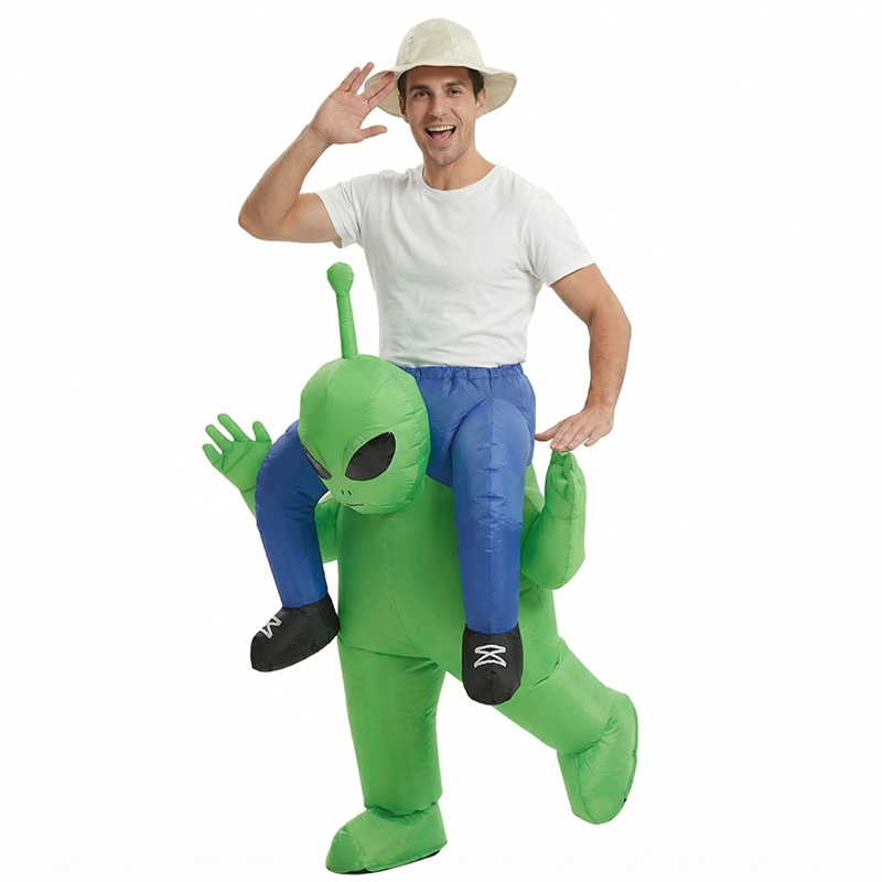 Adults Inflatable Alien Costum - مراجعة Party Games Adults Funny وسعره