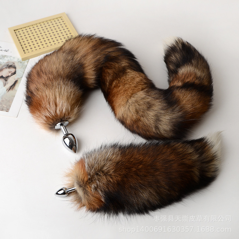 30-100cm Sexy Real Fox Tails w - مراجعة Party Games Adults Funny وسعره