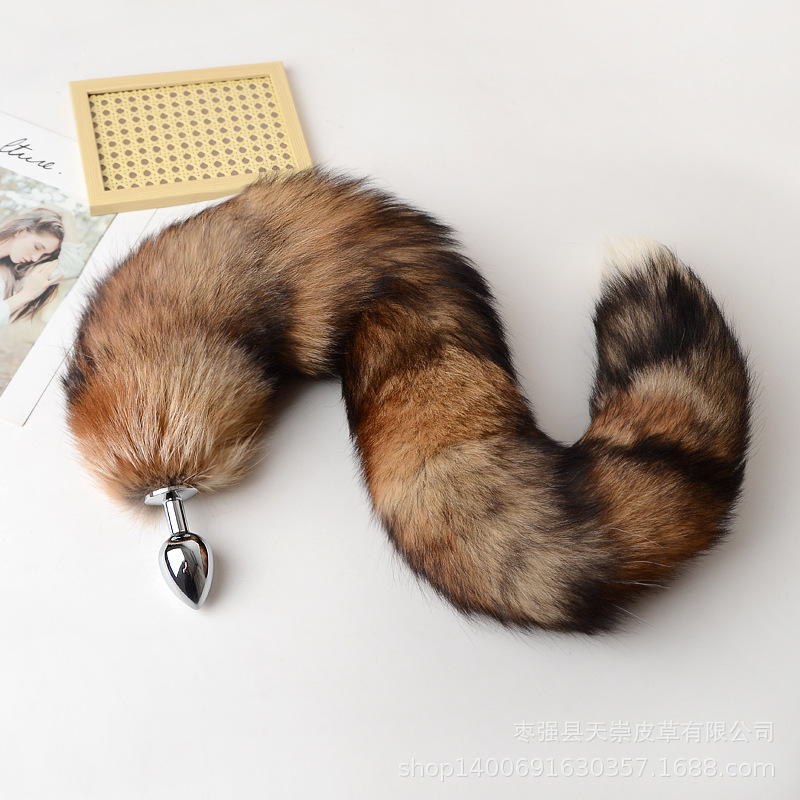 30-100cm Sexy Real Fox Tails w - مراجعة Party Games Adults Funny وسعره