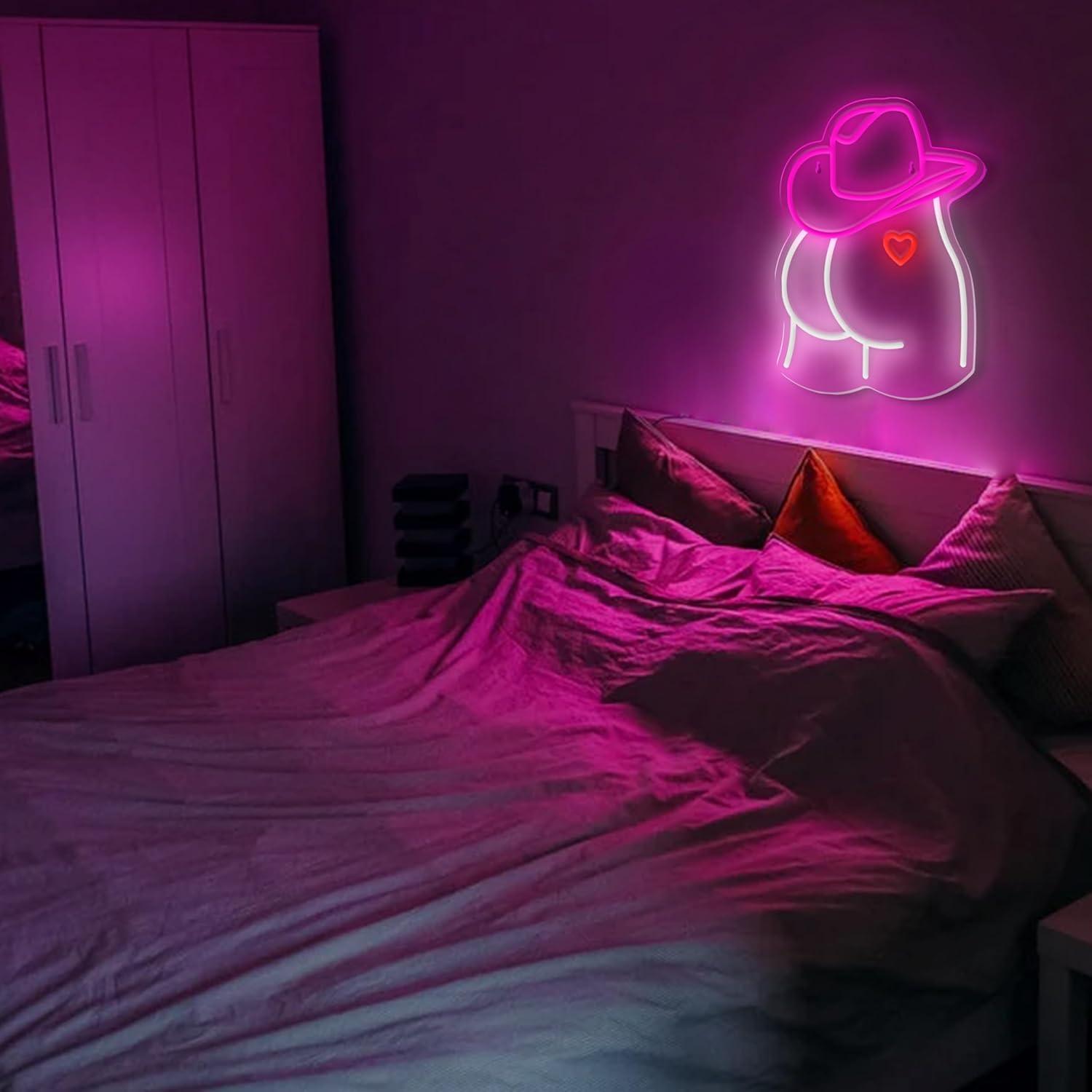 Cowgirl Neon Sign Dimmable LED - مراجعة Party Games Gifts وسعره