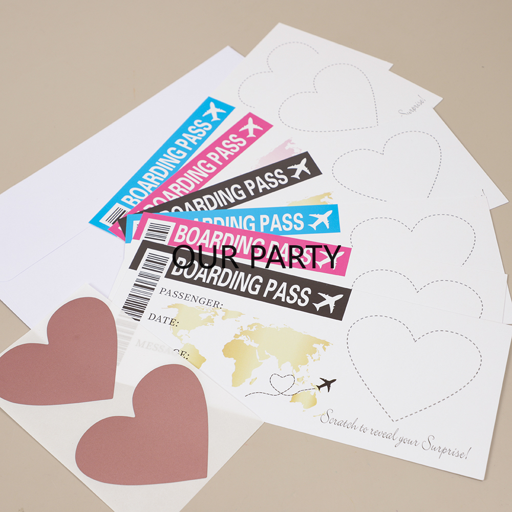 1Set Boarding Pass Theme Scrat - مراجعة Party Games Game Pass وسعره