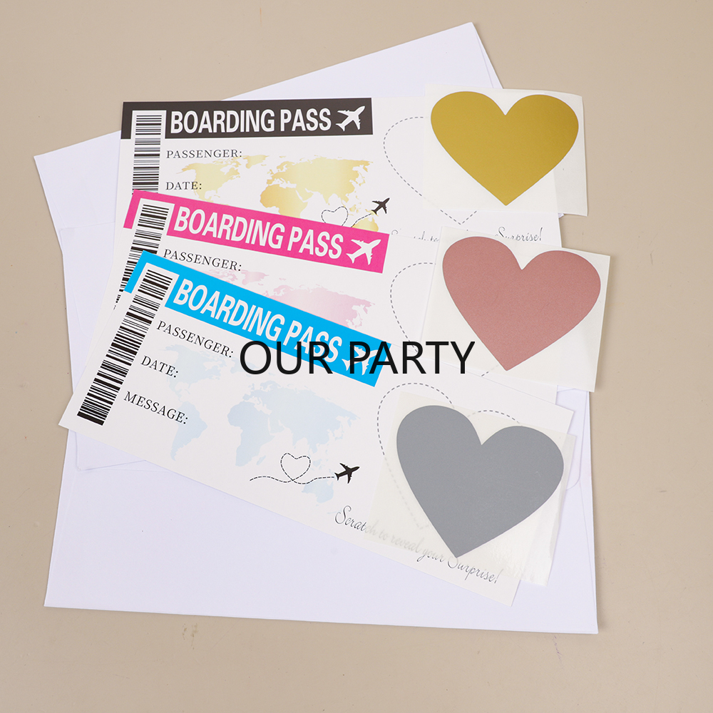 1Set Boarding Pass Theme Scrat - مراجعة Party Games Game Pass وسعره