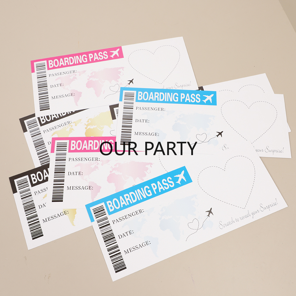 1Set Boarding Pass Theme Scrat - مراجعة Party Games Game Pass وسعره