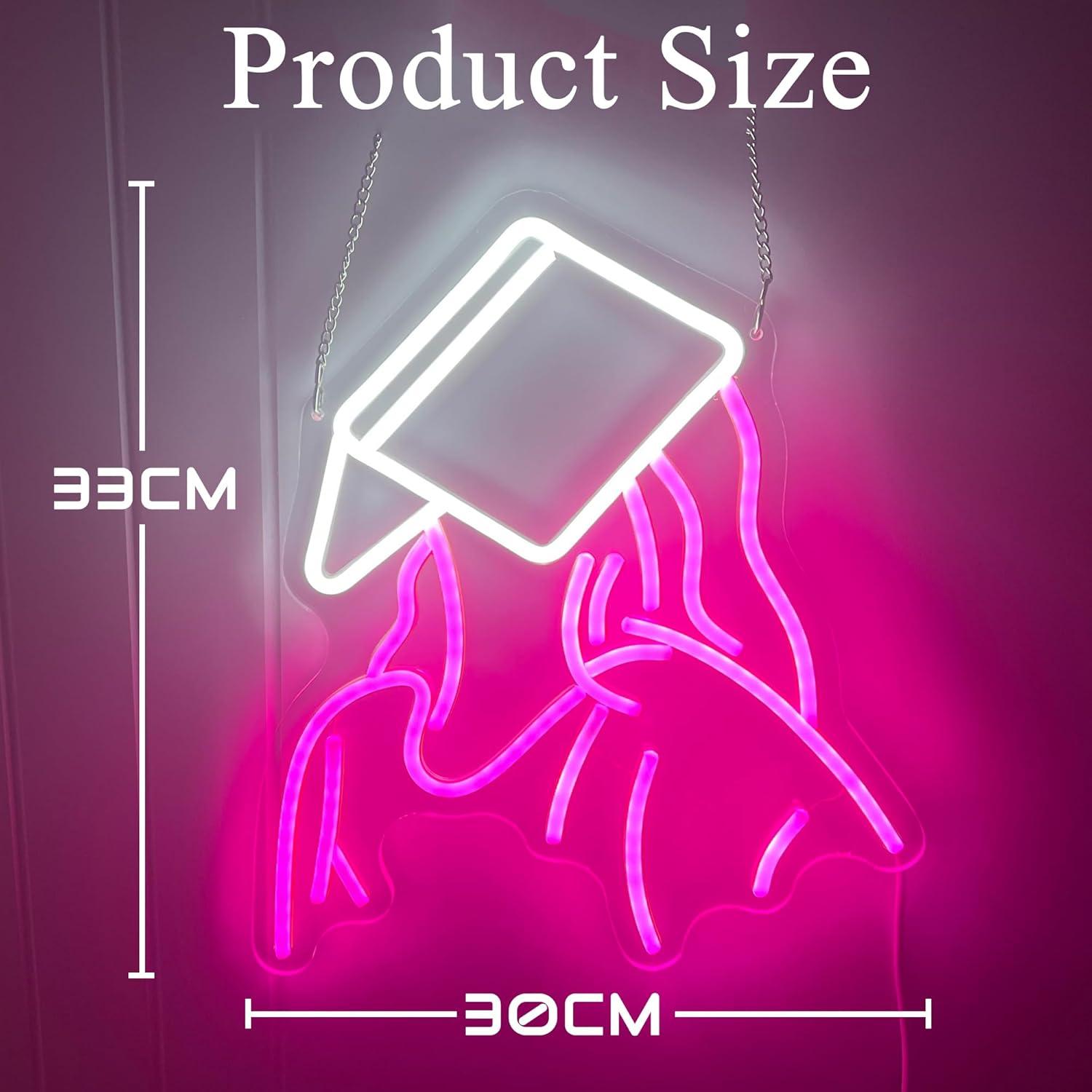 Reading Girl Neon Sign USB Dim - مراجعة Party Games Gifts وسعره