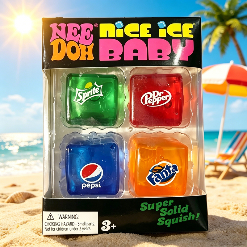 Squishy Schylling NeeDoh Nice  - مراجعة Party Games Crazy وسعره