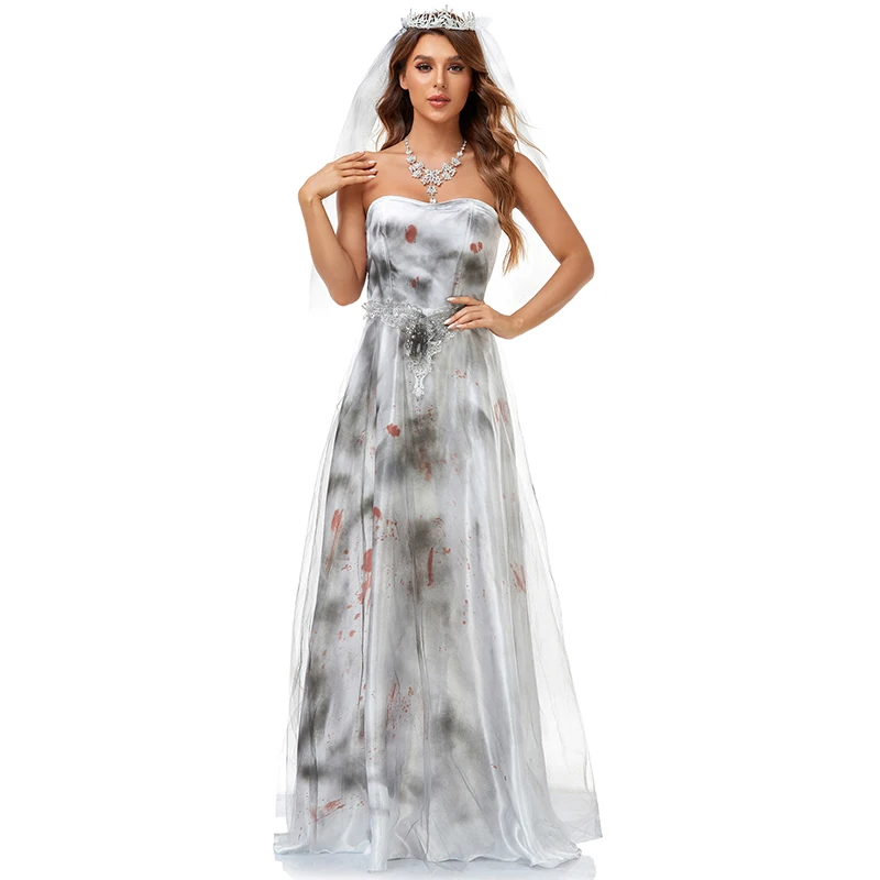 Carnival Lady Corpse Bride Cos - مراجعة Zombie Party Games وسعره