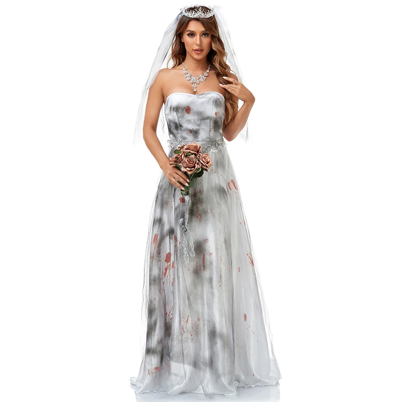 Carnival Lady Corpse Bride Cos - مراجعة Zombie Party Games وسعره