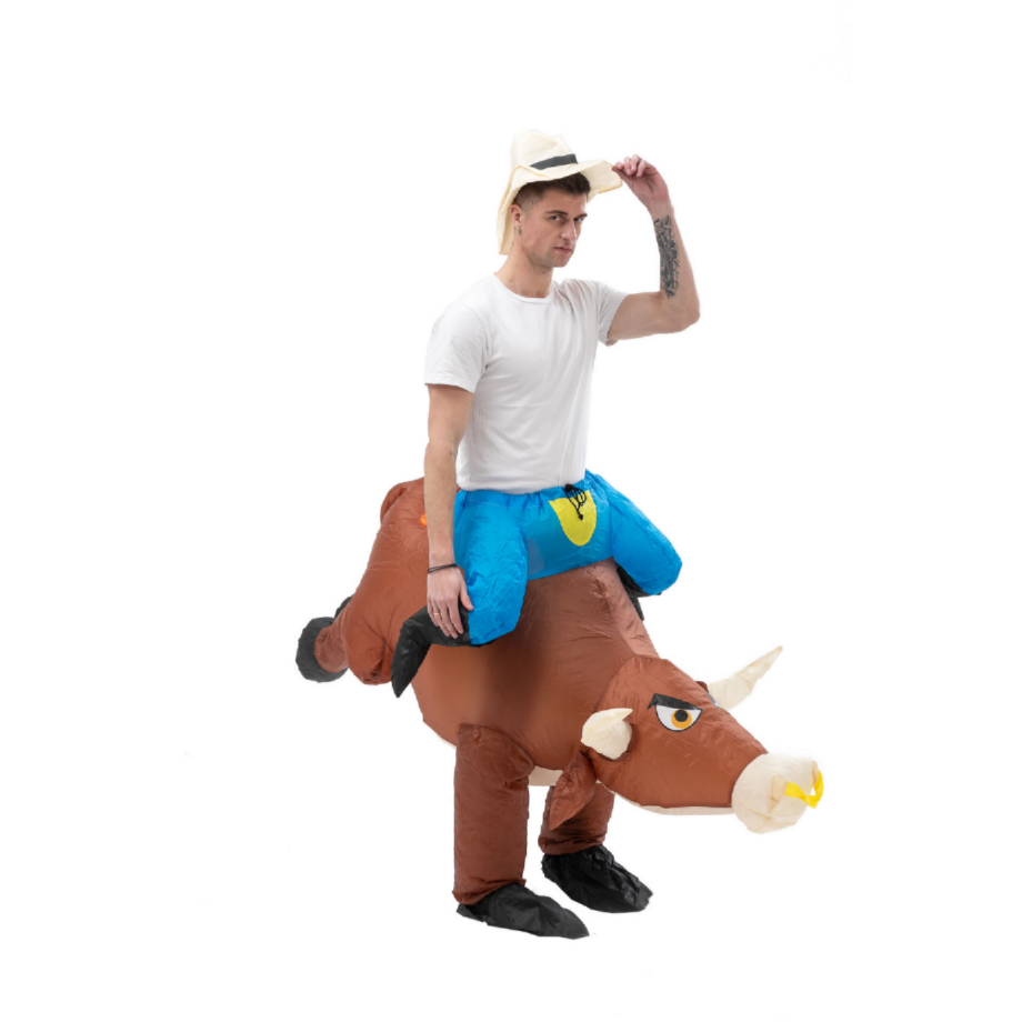 Fun Inflatable Cowboy Costume  - مراجعة Party Games In Spanish وسعره