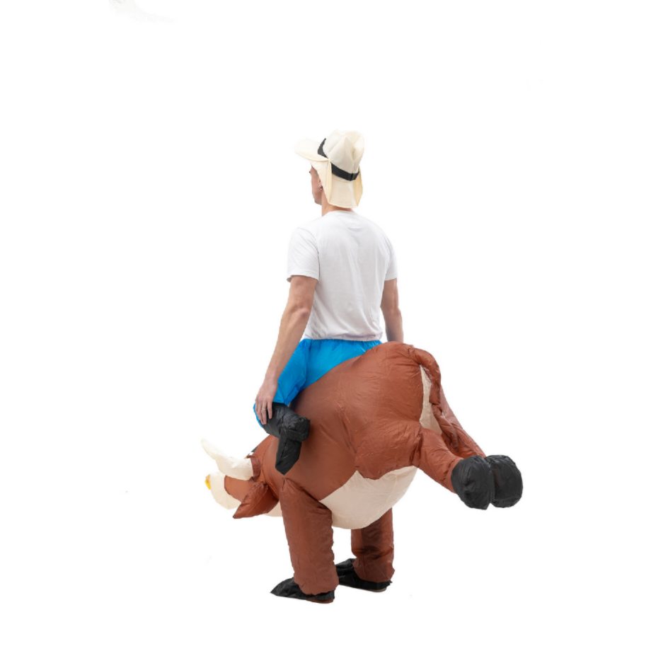 Fun Inflatable Cowboy Costume  - مراجعة Party Games In Spanish وسعره