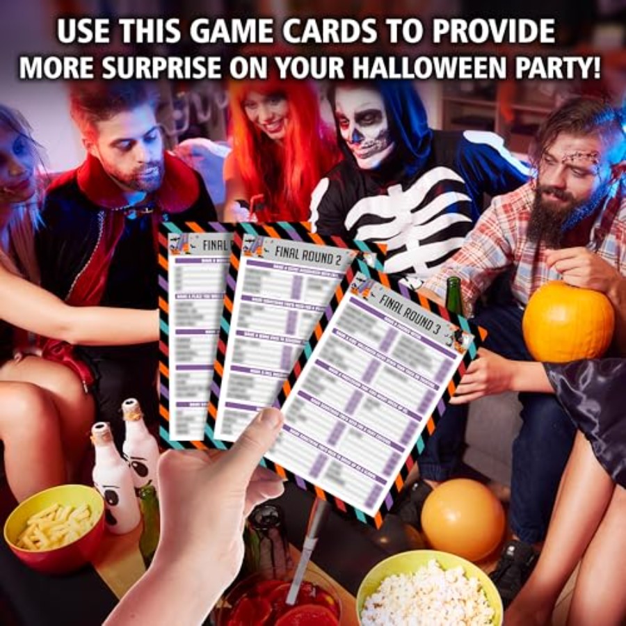 Halloween Feud Game, Halloween - مراجعة Party Games Quiz For Adults وسعره