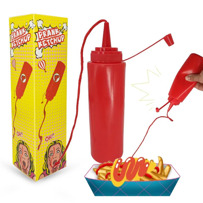 Funny Prank Ketchup Bottles Pr - مراجعة Party Games Adults Funny وسعره