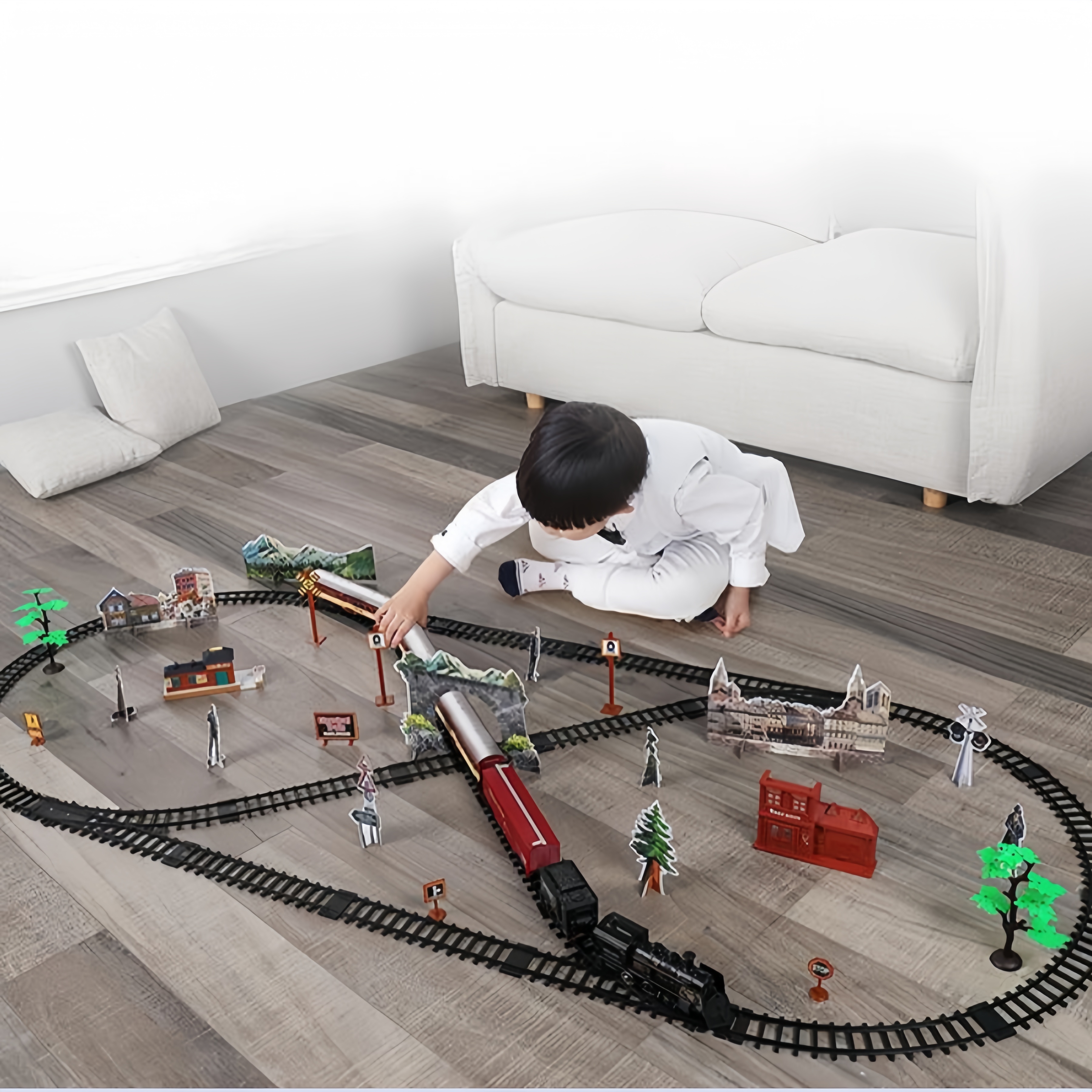 Kids Electric Steam Train Toy  - مراجعة Party Games In Steam وسعره
