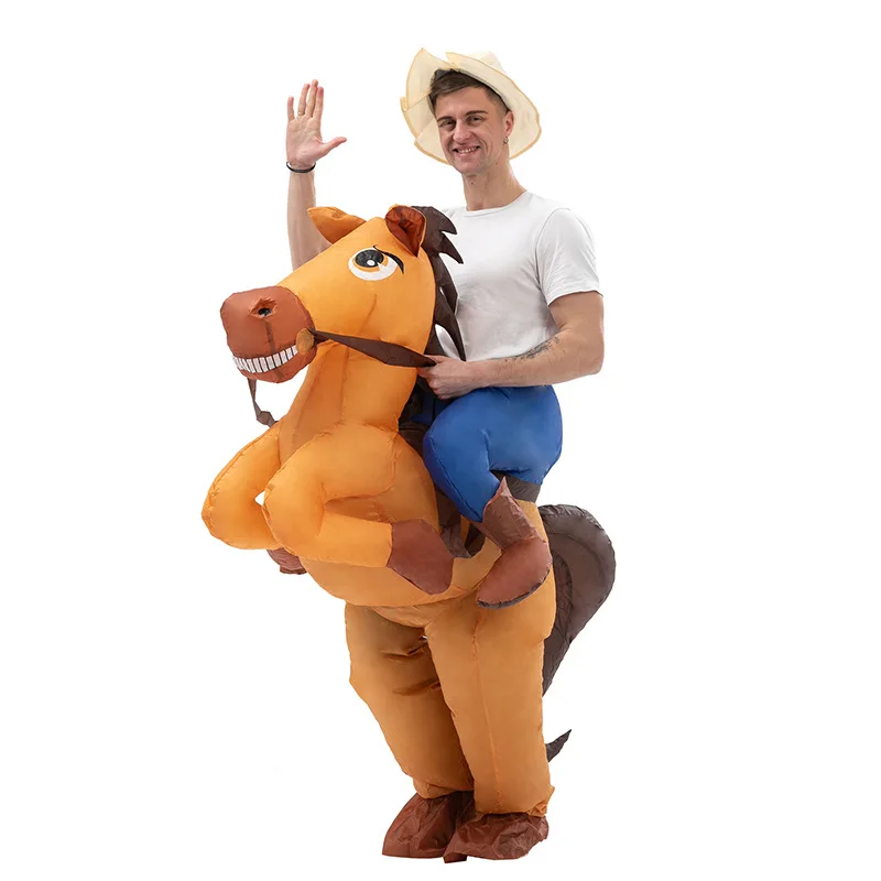 Fun Inflatable Cowboy Costume  - مراجعة Party Games In Spanish وسعره