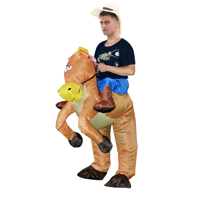 Fun Inflatable Cowboy Costume  - مراجعة Party Games In Spanish وسعره