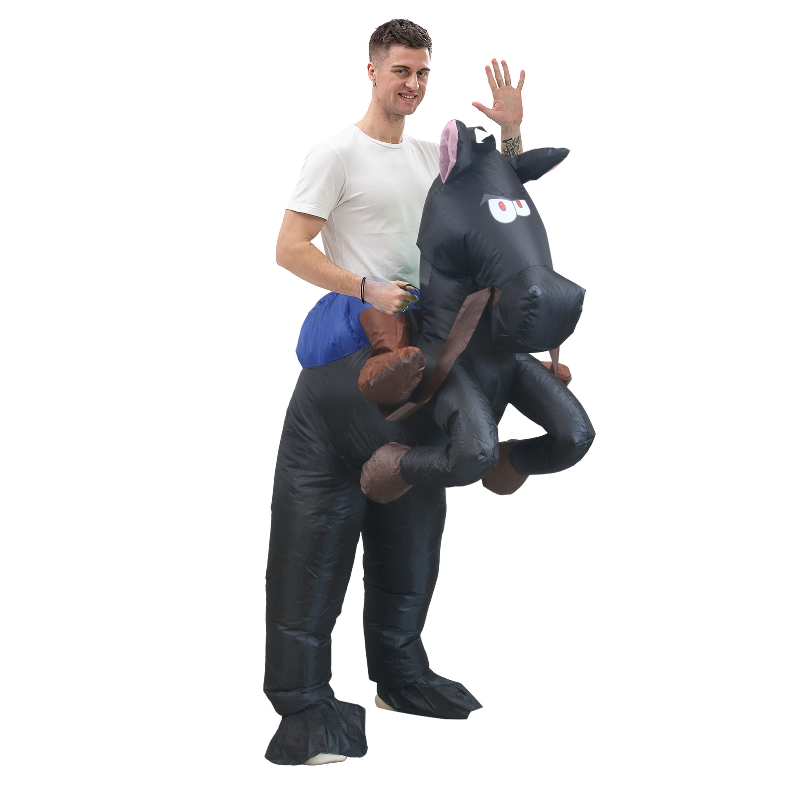 Fun Inflatable Cowboy Costume  - مراجعة Party Games In Spanish وسعره