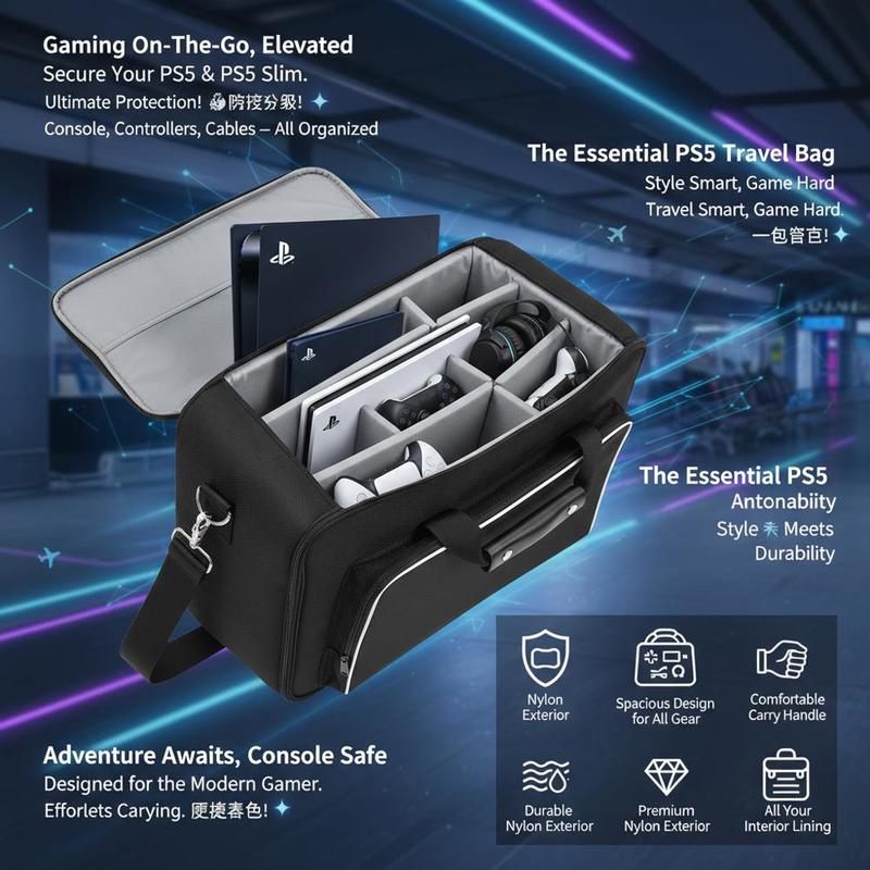 Game Console Suitcase 17x12x7  - مراجعة Party Games In Ps5 وسعره