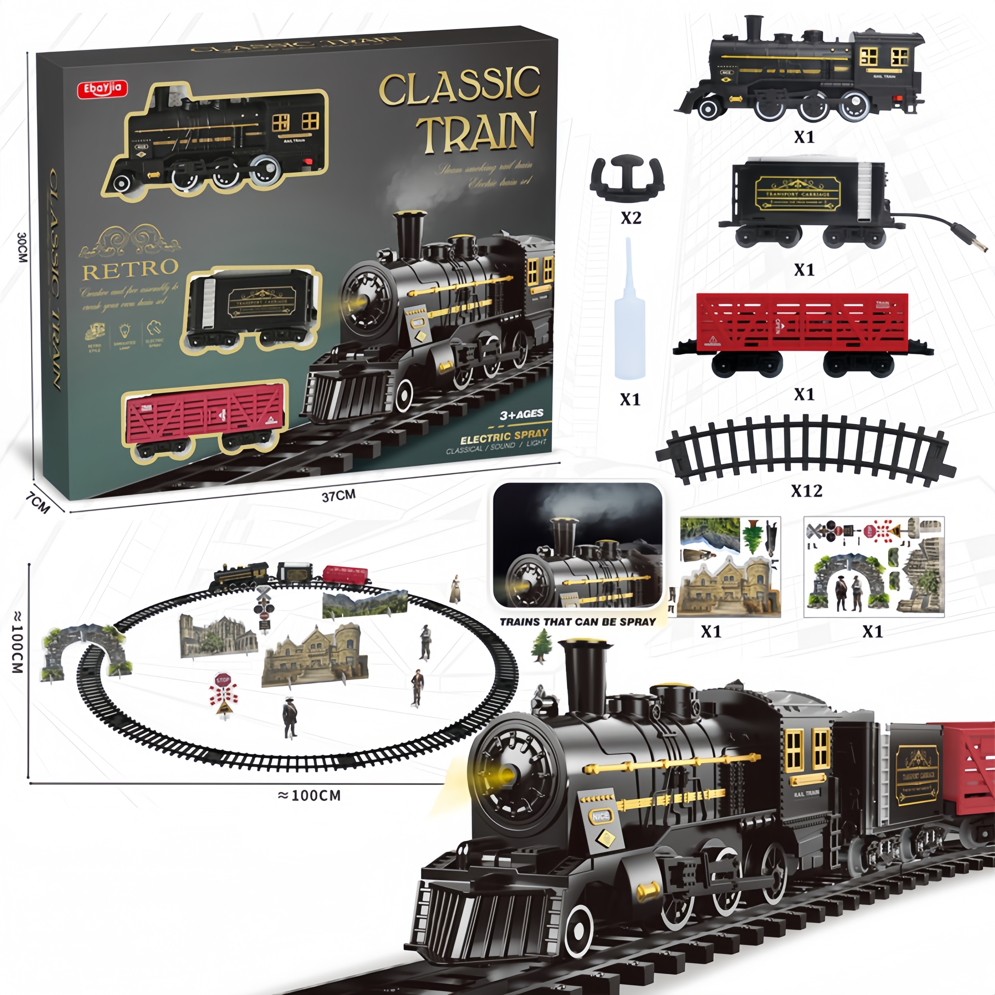 Kids Electric Steam Alloy Trai - مراجعة Party Games In Steam وسعره