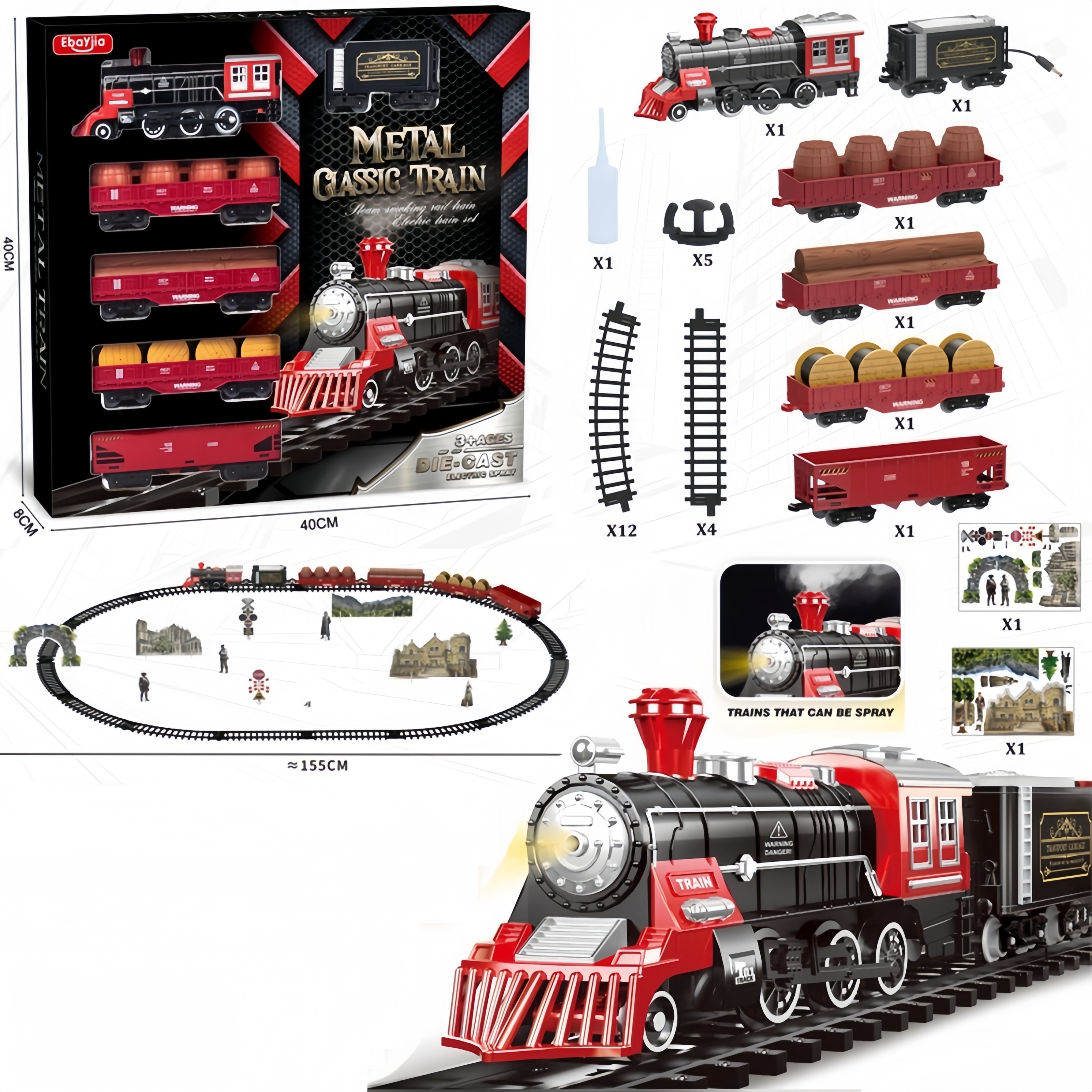 Kids Electric Steam Alloy Trai - مراجعة Party Games In Steam وسعره