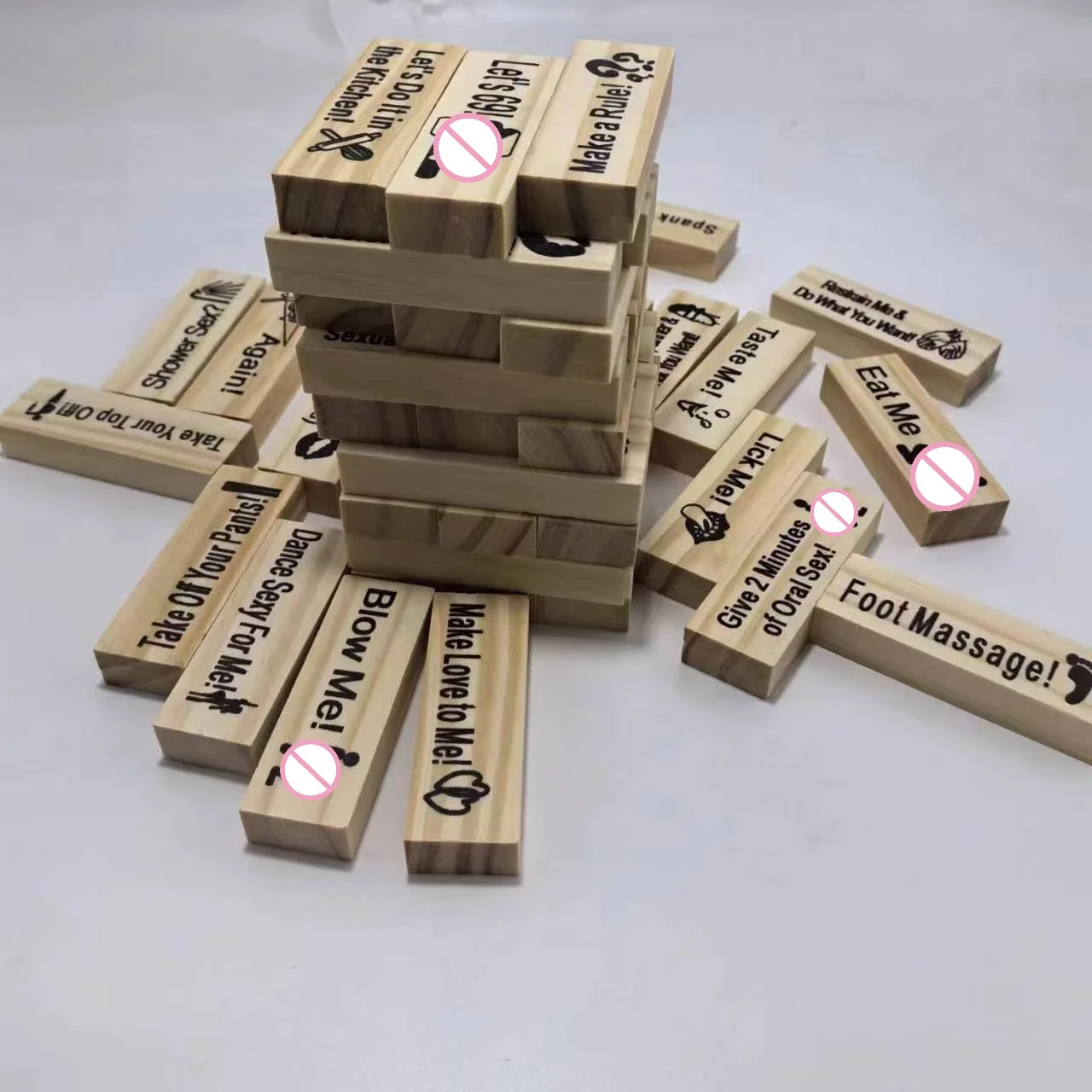 Block Tower Game Couple Activi - مراجعة Party Games Ideas For Adults وسعره