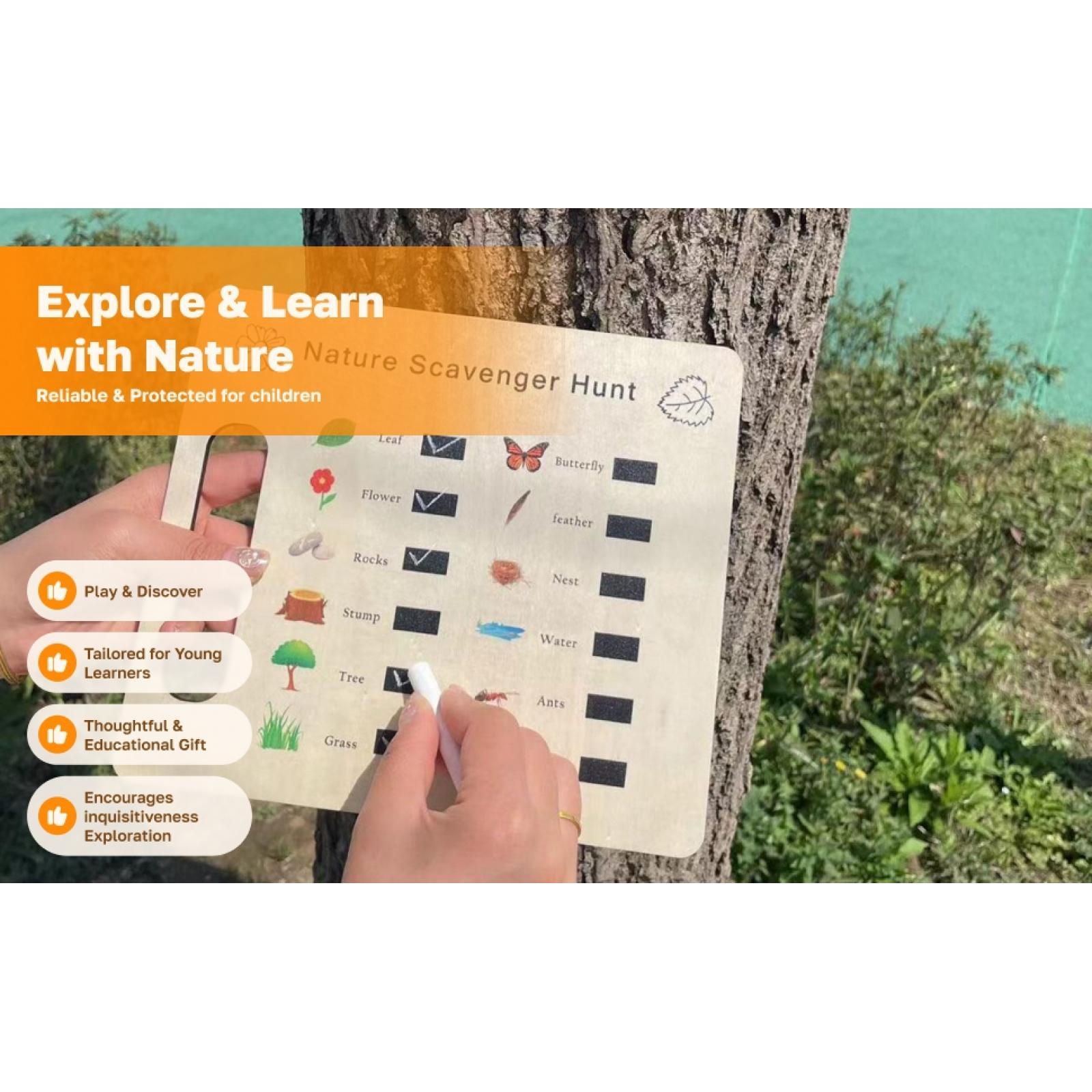 Nature DIY Craft Kit Explorati - مراجعة Scavenger Hunt Card وسعره