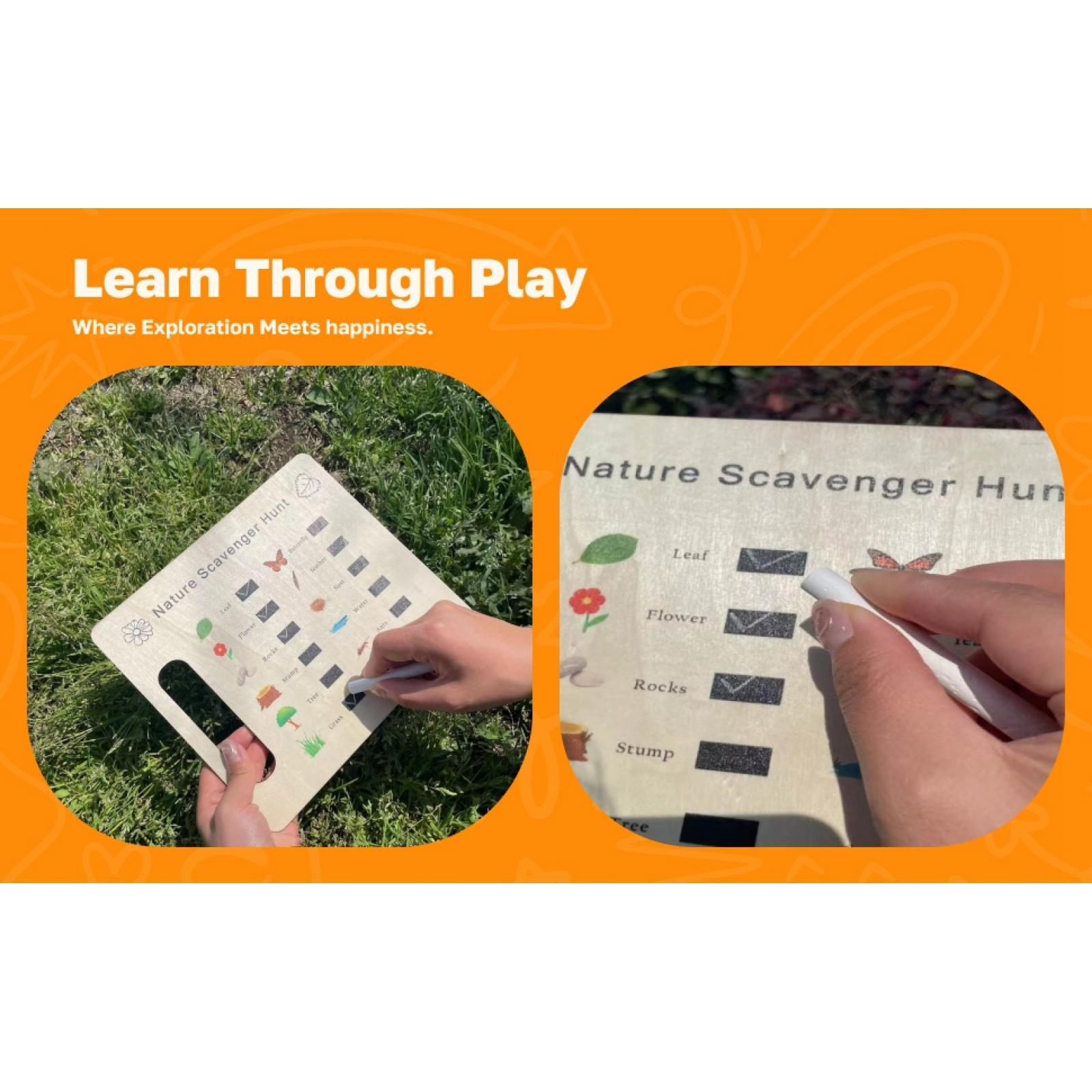 Nature DIY Craft Kit Explorati - مراجعة Scavenger Hunt Card وسعره