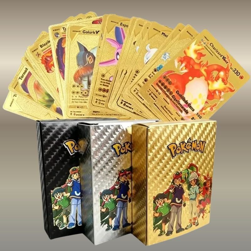 55PCS Pokemon Cards Vmax GX Go - مراجعة Party Games In Spanish وسعره