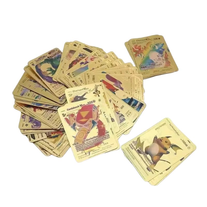 55PCS Pokemon Cards Vmax GX Go - مراجعة Party Games In Spanish وسعره