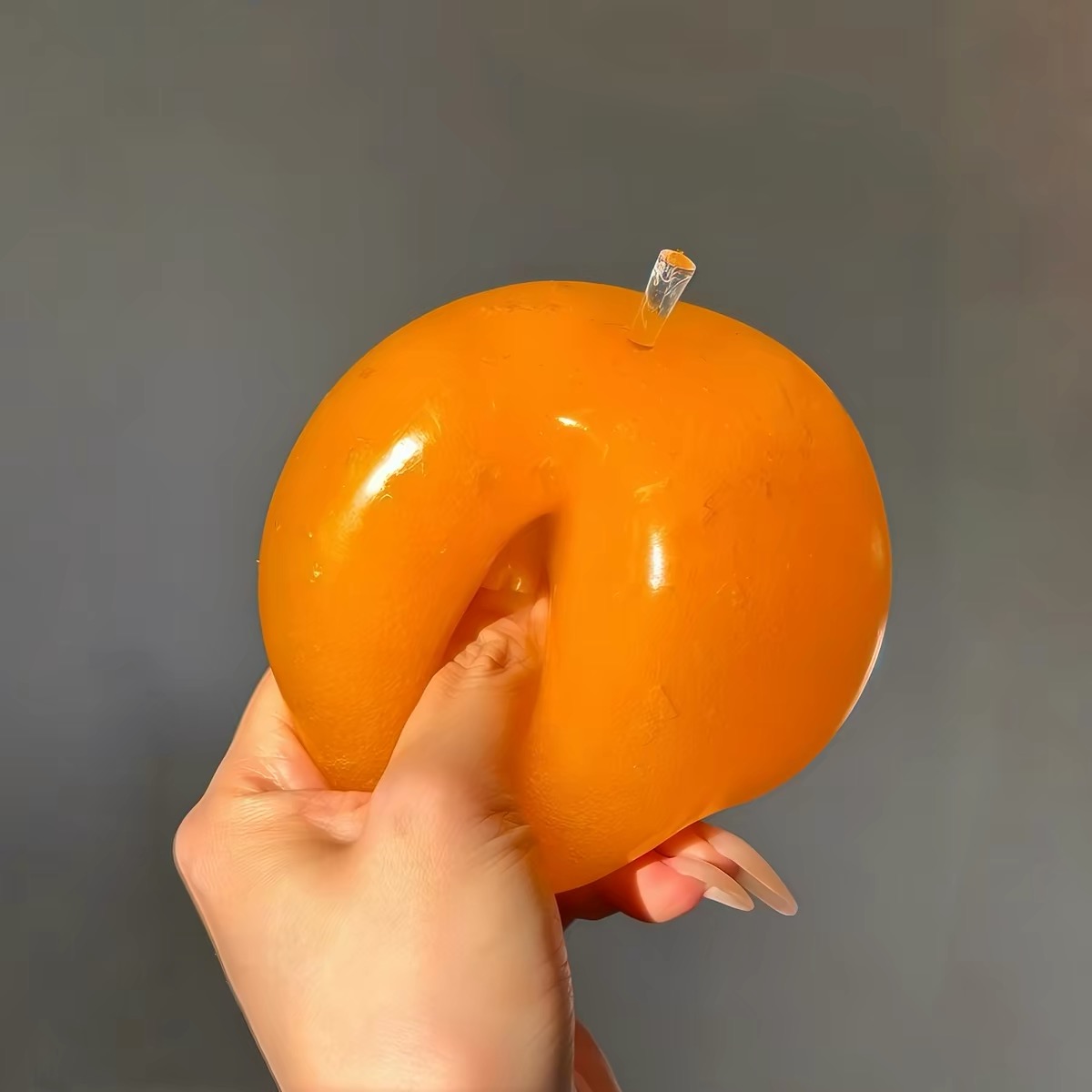 Handmade orange Slushy Squishy - مراجعة Party Games Crazy وسعره