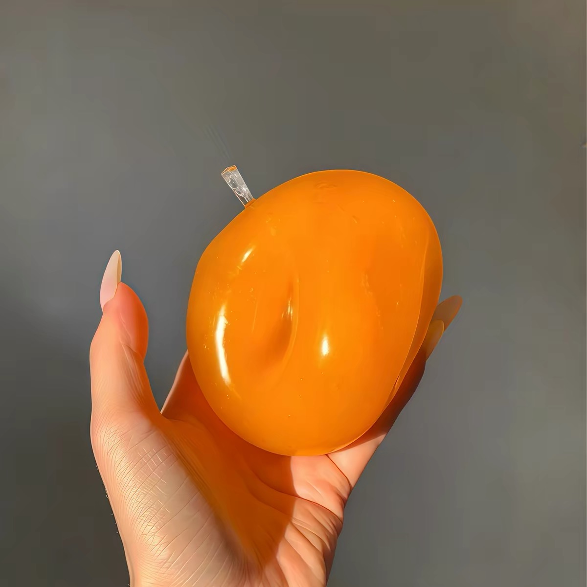 Handmade orange Slushy Squishy - مراجعة Party Games Crazy وسعره