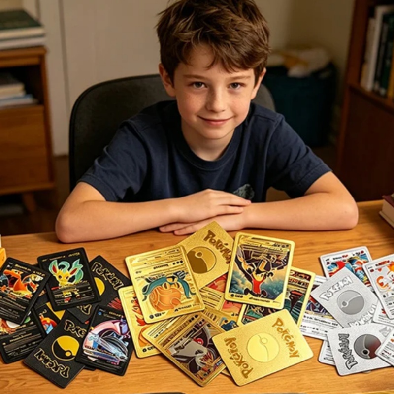 55PCS Pokemon Cards Vmax GX Go - مراجعة Party Games In Spanish وسعره