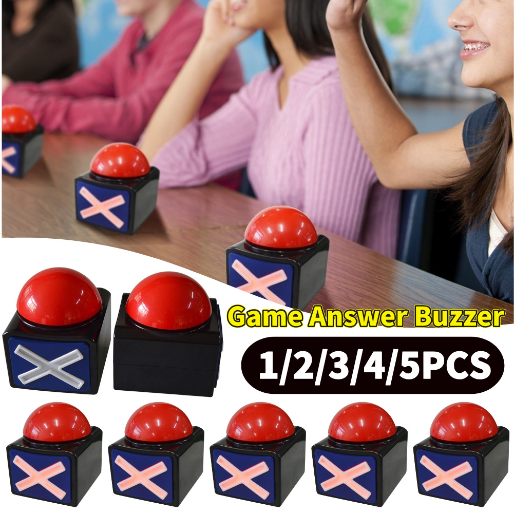 1-5Pcs Game Answer Buzzer Alar - مراجعة Party Games Quiz For Adults وسعره